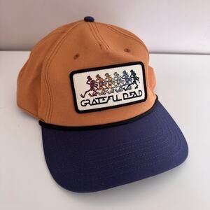 Grateful Dead Dancing Skeletons Patch Adjustable Snapback Hat